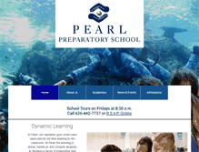 Tablet Screenshot of pearlprep.org